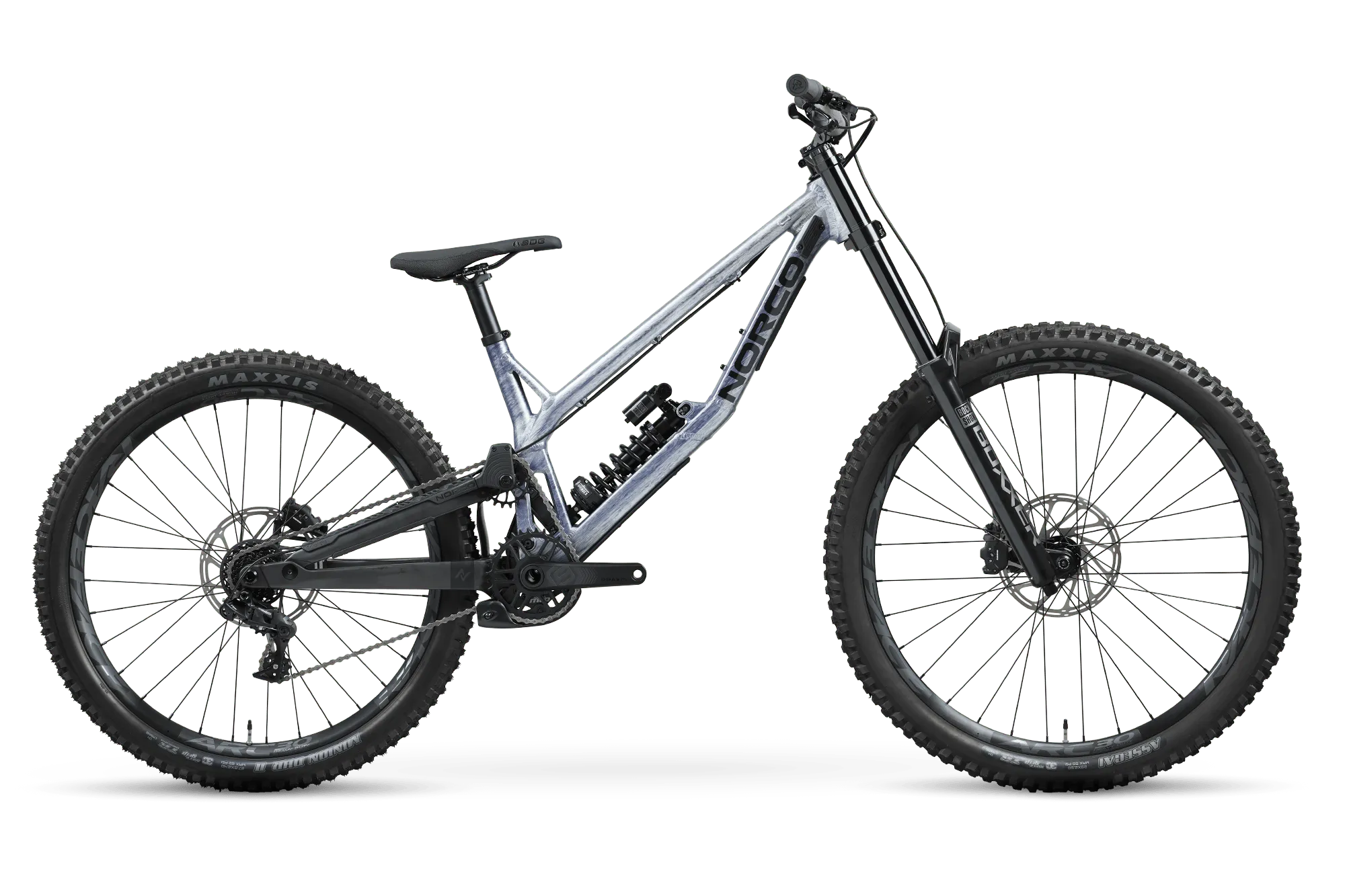 Team DH 2 RockShox complete build in white and black